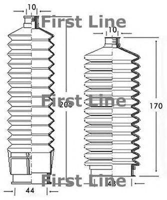 FIRST LINE fsg3129 -  Пыльник, рулевое управление